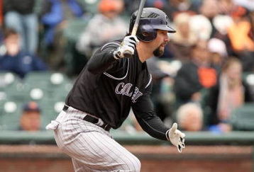 SAN FRANCISCO - MAY 02:  Todd Helton #17 of the Colorado Rockies bats against the San Francisco Giants on May 2, 2009 at AT&T Park in San Francisco, California.  (Photo by Ezra Shaw/Getty Images)