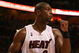 MIAMI - MAY 01:  Dwyane Wade #3 of the Miami Heat pumps his fist after the heat get a stop in the fourth quarter against the Atlanta Hawks during Game Six of the Eastern Conference Quarterfinals at American Airlines Arena on May 1, 2009 in Miami, Florida. The Heat defeated the Hawks 98-72. NOTE TO USER: User expressly acknowledges and agrees that, by downloading and/or using this Photograph, user is consenting to the terms and conditions of the Getty Images License Agreement.  (Photo by Doug Benc/Getty Images)
