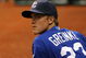 ST. PETERSBURG, FL - JULY 6:  Pitcher Zack Greinke #23 of the Kansas City Royals checks the bullpen against the Tampa Bay Rays July 6, 2008 at Tropicana Field in St. Petersburg, Florida. The Rays defeated the Royals 9-2.  (Photo by Al Messerschmidt/Getty Images)