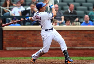 NEW YORK - MAY 09:  Carlos Beltran #15 of the New York Mets watches the flight of his fifth inning home run against the Pittsburgh Pirates on May 9, 2009 at Citi Field in the Flushing neighborhood of the Queens borough of New York City. The Mets defeated the Pirates 10-1.  (Photo by Jim McIsaac/Getty Images)