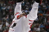 QUEBEC CITY, QC - MAY 18:  Dany Heatley #15 of Canada celebrates his goal in the second period against Russia during the Gold Medal Game of the International Ice Hockey Federation World Championship at the Colisee Pepsi on May 18, 2008 in Quebec City, Canada.  (Photo by Elsa/Getty Images)