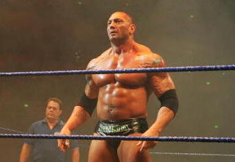 SYDNEY, AUSTRALIA - JUNE 15:  Batista stands in the ring before facing World Heavyweight Champion Edge during WWE Smackdown at Acer Arena on June 15, 2008 in Sydney, Australia.  (Photo by Gaye Gerard/Getty Images)