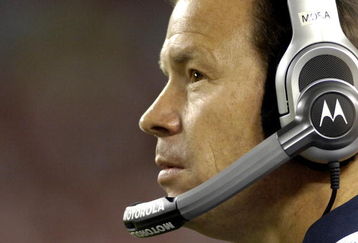 TAMPA, FL - OCTOBER 19: Assistant head coach Jm Mora of the Seattle Seahawks during warmups against  the Tampa Bay Buccaneers at Raymond James Stadium on October 19, 2008 in Tampa, Florida.  (Photo by Al Messerschmidt/Getty Images) 