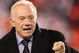LANDOVER, MD - NOVEMBER 16:  Owner of the Dallas Cowboys, Jerry Jones, looks on during warmups before the game against the Washington Redskins on November 16, 2008 at FedEx Field in Landover, Maryland.  (Photo by Jim McIsaac/Getty Images)