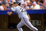 FLUSHING, NY - 1989:  Will Clark #22 of the San Francisco Giants runs to first base against the New York Mets during a game in the 1989 season at Shea Stadium in Flushing, New York.  (Photo by Rick Stewart/Getty Images)