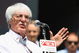 BARCELONA, SPAIN - MAY 08: F1 supremo Bernie Ecclestone makes a speech before Lewis Hamilton of Great Britain and McLaren Mercedes unveils a commemorative plaque for winning last years F1 World Championship before practice for the Spanish Formula One Grand Prix at the Circuit de Catalunya on May 8, 2009 in Barcelona, Spain. (Photo by Mark Thompson/Getty Images)
