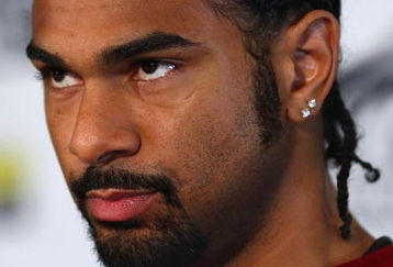 LONDON, ENGLAND - APRIL 20:  David Haye of the United Kingdom speaks to reporters during a press conference at The Hospital Club on April 20, 2009 in London, England. The IBF, IBO and WBO World Heavyweight Championship fight between Wladimir Klitschko and David Haye will take place at the Veltins Arena on June 20, 2009 in Gelsenkirchen, Germany.  (Photo by Ryan Pierse/Getty Images)