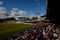 LONDON, ENGLAND - MAY 08: A general view of Lords showing the Media centre and the newly installed floodlights during day three of the 1st npower Test match between England and West Indies at Lord's on May 8, 2009 in London, England.  (Photo by Stu Forster/Getty Images)