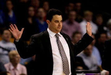 BOSTON - MARCH 26:  Head coach Sean Miller of the Xavier Musketeers watches their game against the Pittsburgh Panthers from the bench during the NCAA Men's Basketball Tournament East Regionals at TD Banknorth Garden on March 26, 2009 in Boston, Massachusetts.  (Photo by Elsa/Getty Images)