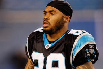 CHARLOTTE, NC - JANUARY 10:  Wide receiver Steve Smith #89 of the Carolina Panthers looks on during warm-ups before the game against the Arizona Cardinals during the NFC Divisional Playoff Game on January 10, 2009 at Bank of America Stadium in Charlotte, North Carolina.  (Photo by Streeter Lecka/Getty Images)