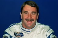 28 JUN 1994: NIGEL MANSELL OF GREAT BRITAIN GIVES A PRESS CONFERENCE AT BRANDS HATCH DURING TESTING OF THE WILLIAMS/RENAULT CAR. MANSELL IS DUE TO MAKE HIS FORMULA ONE COMEBACK AT THE FRENCH GRAND PRIX. MANSELL WILL RACE FORMULA ONE WHEN IT DOES NOT CONFLICT WITH THE INDY CART CIRCUIT. Mandatory Credit: Mike Cooper/ALLSPORT