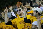 CHESTNUT HILL, MA - NOVEMBER 8: Fans of the Boston College Eagles reacts against the Notre Dame Fighting Irish on November 8, 2008 at Alumni Stadium in Chestnut Hill, Massachusetts.(Photo by Jim Rogash/Getty Images)