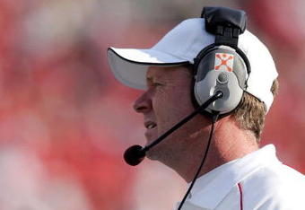 LOUISVILLE, KY - SEPTEMBER 16:  Bobby Petrino, the Head Coach of the Louisville Cardinals, is pictured during the game against the Miami Hurricanes at Papa John's Stadium on September 16, 2006 in Louisville, Kentucky.  Louisville won 31-7.  (Photo by Andy Lyons/Getty Images)