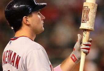 PHOENIX - MAY 10:  Ryan Zimmerman #10 of the Washington Nationals warms up on deck during the major league baseball game against the Arizona Diamondbacks at Chase Field on May 10, 2009 in Phoenix, Arizona.  (Photo by Christian Petersen/Getty Images)