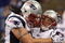 INDIANAPOLIS - NOVEMBER 04:  Wes Welker #83 (R) and Nick Kaczur #77 of the New England Patriots celebrate in the endzone after Welker scored on a 3-yard touchdown reception against the Indianapolis Colts on November 4, 2007 at the RCA Dome in Indianapolis, Indiana. The Patriots won 24-20. (Photo by Andy Lyons/Getty Images)