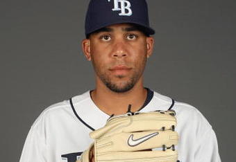 PORT CHARLOTTE, FLORIDA - FEBRUARY 20: David Price #14 of the Tampa Bay Rays poses during Photo Day on February 20, 2009 at the Charlotte County Sports Park in Port Charlotte, Florida. (Photo by: Nick Laham/Getty Images)