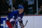 14 Apr 1996:  Leftwinger Keith Tkachuk of the Winnipeg Jets moves down the ice during a game against the Anaheim Mighty Ducks at Arrowhead Pond in Anaheim, California.  The Ducks won the game, 5-2. Mandatory Credit: Glenn Cratty  /Allsport