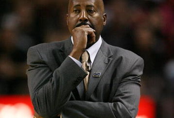 MIAMI - MAY 01:  Head coach Mike Woodson of the Atlanta Hawks watches his team face the Miami Heat during Game Six of the Eastern Conference Quarterfinals at American Airlines Arena on May 1, 2009 in Miami, Florida. The Heat defeated the Hawks 98-72. NOTE TO USER: User expressly acknowledges and agrees that, by downloading and/or using this Photograph, user is consenting to the terms and conditions of the Getty Images License Agreement.  (Photo by Doug Benc/Getty Images)