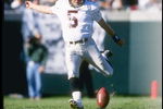 22 Dec 1996:  Kicker Morten Andersen of the Atlanta Falcons kicks the ball during a game against the Jacksonville Jaguars at the Jacksonville Municipal Stadium in Jacksonville, Florida.  The Jaguars won the game, 19-17. Mandatory Credit: Andy Lyons  /Alls