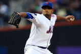 NEW YORK - MAY 11:  Johan Santana #57 of the New York Mets pitches against the Atlanta Braves on May 11, 2009 at Citi Field in the Flushing neighborhood of the Queens borough of New York City.  (Photo by Jim McIsaac/Getty Images)
