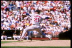 27 Aug 1995:  Pitcher Roger Clemens of the Boston Red Sox prepares to throw the ball during a game against the Oakland Athletics at the Oakland Alameda Coliseum in Oakland, California.  The Red Sox won the game 4-1. Mandatory Credit: Otto Greule  /Allsport