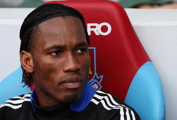 LONDON, ENGLAND - APRIL 25:  Didier Drogba of Chelsea sits on the bench during the Barclays Premier League match between West Ham United and Chelsea at Upton Park on April 25, 2009 in London, England.  (Photo by Hamish Blair/Getty Images)