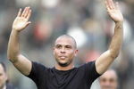 SIENA, ITALY - FEBRUARY 17:  Ronaldo  of  Milan celebrates after the Serie A match between Siena and Milan on February 17, 2007 in Siena, Italy.  (Photo by New Press/Getty Images)