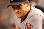 PHOENIX - MAY 08:  Josh Willingham #16 of the Washington Nationals looks on from the dugout during the game against the Arizona Diamondbacks at Chase Field on May 8, 2009 in Phoenix, Arizona. The Nationals defeated the Diamondbacks 5-4.  (Photo by Christian Petersen/Getty Images)