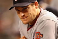 PHOENIX - MAY 08: Josh Willingham #16 of the Washington Nationals looks on from the dugout during the game against the Arizona Diamondbacks at Chase Field on May 8, 2009 in Phoenix, Arizona. The Nationals defeated the Diamondbacks 5-4. (Photo by Christian Petersen/Getty Images)
