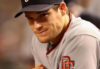 PHOENIX - MAY 08:  Josh Willingham #16 of the Washington Nationals looks on from the dugout during the game against the Arizona Diamondbacks at Chase Field on May 8, 2009 in Phoenix, Arizona. The Nationals defeated the Diamondbacks 5-4.  (Photo by Christian Petersen/Getty Images)