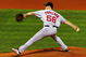 CLEVELAND - OCTOBER 18:  Closing pitcherJonathan Papelbon #58 of the Boston Red Sox delivers against the Cleveland Indians during Game Five of the American League Championship Series at Jacobs Field on October 18, 2007 in Cleveland, Ohio.  The Red Sox won the game 7-1 making the series 3-2.  (Photo by Jim McIsaac/Getty Images)