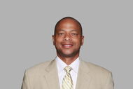EAST RUTHERFORD, NJ - 2008: Jerry Reese of the New York Giants poses for his 2008 NFL headshot at photo day in East Rutherford, New Jersey. (Photo by Getty Images)