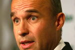 PITTSBURGH - OCTOBER 05:  Jim Balsillie Chairman and Co-CEO of Research In Motion and new owner of the Pittsburgh Penguins speaks in a press conference announcing the  purchase of the team after the first period at Mellon Arena on October 5, 2006 in Pittsburgh, Pennsylvania.  (Photo by Harry How/Getty Images)