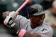 DENVER - MAY 10:  Hanley Ramirez #2 of the Florida Marlins takes an at bat against the Colorado Rockies during MLB action at Coors Field on May 10, 2009 in Denver, Colorado. Ramirez went two for four as he was one of many players using pink bats in Major League Baseball today as part of the 'Going To Bat Against Breast Cancer' promotion. The Rockies defeated the Marlins 3-2.  (Photo by Doug Pensinger/Getty Images)
