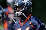 ENGLEWOOD, CO - MAY 03:  First round draft pick linebacker Robert Ayers #56 participates in Denver Broncos Minicamp at the Broncos training facility on May 3, 2009 in Englewood, Colorado.  (Photo by Doug Pensinger/Getty Images)
