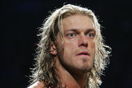SYDNEY, AUSTRALIA - JUNE 15:  World Heavyweight Champion Edge looks on during WWE Smackdown at Acer Arena on June 15, 2008 in Sydney, Australia.  (Photo by Gaye Gerard/Getty Images)