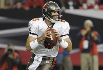 ATLANTA - DECEMBER 14: Quarterback Brian Griese #8 of the Tampa Bay Buccaneers sets to pass against the Atlanta Falcons at the Georgia Dome on December 14, 2008 in Atlanta, Georgia.  (Photo by Al Messerschmidt/Getty Images) 