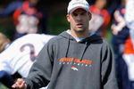 ENGLEWOOD, CO - MAY 03:  Head coach Josh McDaniels of the Denver Broncos oversees practice during minicamp at the Broncos training facility on May 3, 2009 in Englewood, Colorado.  (Photo by Doug Pensinger/Getty Images)
