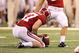 NEW ORLEANS - JANUARY 02:  Kicker Leigh Tiffin #99 of the Alabama Crimson Tide converts a 52-yard field goal in the first half against the Utah Utes during the 75th Allstate Sugar Bowl at the Louisiana Superdome on January 2, 2009 in New Orleans, Louisiana.  (Photo by Matthew Stockman/Getty Images)