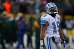 GREEN BAY, WI - DECEMBER 28: Keary Colbert #19 of the Detroit Lions walks off the field during a game against the Green Bay Packers on December 28, 2008 at Lambeau Field in Green Bay, Wisconsin. The Packers defeated the Lions 31-21. (Photo by Jonathan Daniel/Getty Images)
