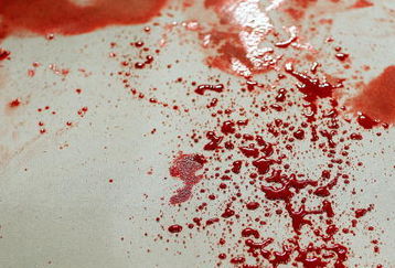 EAST RUTHERFORD, NJ - APRIL 04:  Blood stains the canvas at the International Fighting League match at the Izod Center on April 4, 2008 in East Rutherford, New Jersey. (Photo by Nick Laham/Getty Images)