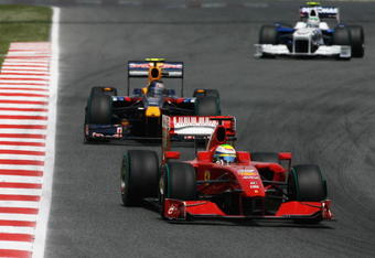 BARCELONA, SPAIN - MAY 10:  Felipe Massa of Brazil and Ferrari drives during the Spanish Formula One Grand Prix at the Circuit de Catalunya on May 10, 2009 in Barcelona, Spain.  (Photo by Paul Gilham/Getty Images)