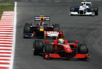 BARCELONA, SPAIN - MAY 10:  Felipe Massa of Brazil and Ferrari drives during the Spanish Formula One Grand Prix at the Circuit de Catalunya on May 10, 2009 in Barcelona, Spain.  (Photo by Paul Gilham/Getty Images)