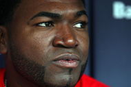 NEW YORK - MAY 04:  David Ortiz #34 of the Boston Red Sox looks on prior to playing the New York Yankees on May 4, 2009 at Yankee Stadium in the Bronx borough of New York City.  (Photo by Jim McIsaac/Getty Images)