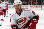 NEWARK, NJ - APRIL 23:  Scott Walker #24 of the Carolina Hurricanes skates against the New Jersey Devils during Game Five of the Eastern Conference Quarterfinal Round of the 2009 NHL Stanley Cup Playoffs on April 23, 2009 at the Prudential Center in Newark, New Jersey. The Devils defeated the Hurricanes 1-0 to take a 3-2 lead in the series.  (Photo by Jim McIsaac/Getty Images)