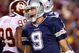 LANDOVER, MD - NOVEMBER 16:  Tony Romo #9 of the Dallas Cowboys in action against the Washington Redskins on November 16, 2008 at FedEx Field in Landover, Maryland.  (Photo by Jim McIsaac/Getty Images)