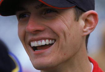 8 Apr 2000:  A close up of Adam Petty who drives for Team Sprint Chevrolet as he smiles and looks on during the Bell South Mobility 320 at the Nashville Speedway USA in Nashville, Tennessee. Mandatory Credit: Robert Laberge  /Allsport