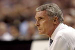 GREENSBORO, NC - MARCH 10:  Coach Gary Williams of the Maryland Terrapins watches against the Boston College Eagles during the quarterfinals of the Atlantic Coast Conference Men's Basketball Tournament on March 10, 2006 at Greensboro Coliseum in Greensboro, North Carolina.  (Photo By Streeter Lecka/Getty Images)