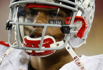GLENDALE, AZ - JANUARY 05:  Terrelle Pryor #2 of the Ohio State Buckeyes during the Tostitos Fiesta Bowl Game against the Texas Longhorns  on January 5, 2009 at University of Phoenix Stadium in Glendale, Arizona.  (Photo by Jeff Gross/Getty Images)