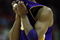 HOUSTON - MAY 14:  Guard Kobe Bryant #24 of the Los Angeles Lakers wipes his face during play against the Houston Rockets in Game Six of the Western Conference Semifinals during the 2009 NBA Playoffs at Toyota Center on May 14, 2009 in Houston, Texas. NOTE TO USER: User expressly acknowledges and agrees that, by downloading and or using this photograph, User is consenting to the terms and conditions of the Getty Images License Agreement.  (Photo by Ronald Martinez/Getty Images)